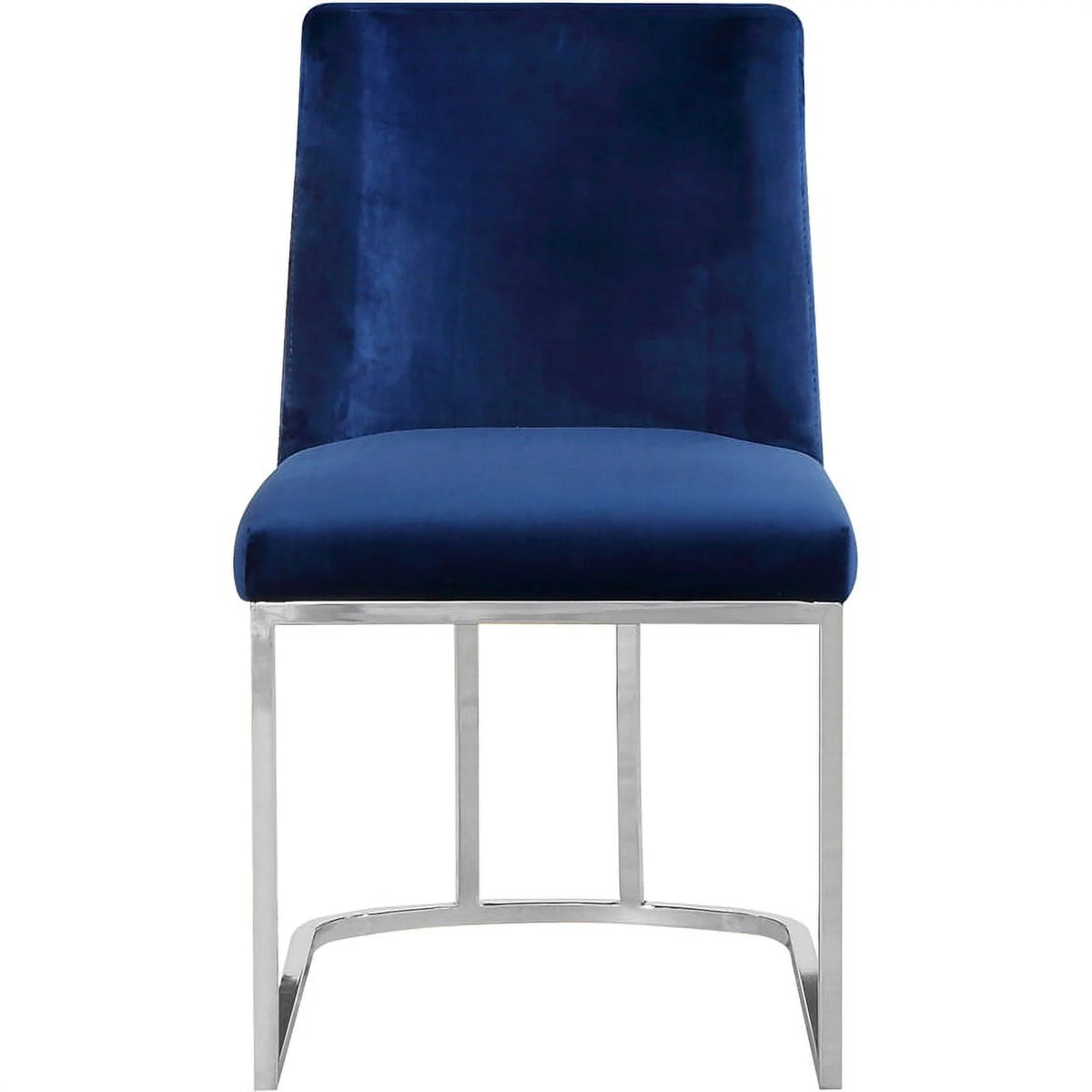 Navy Velvet Dining Chair Set of 2 A836880
