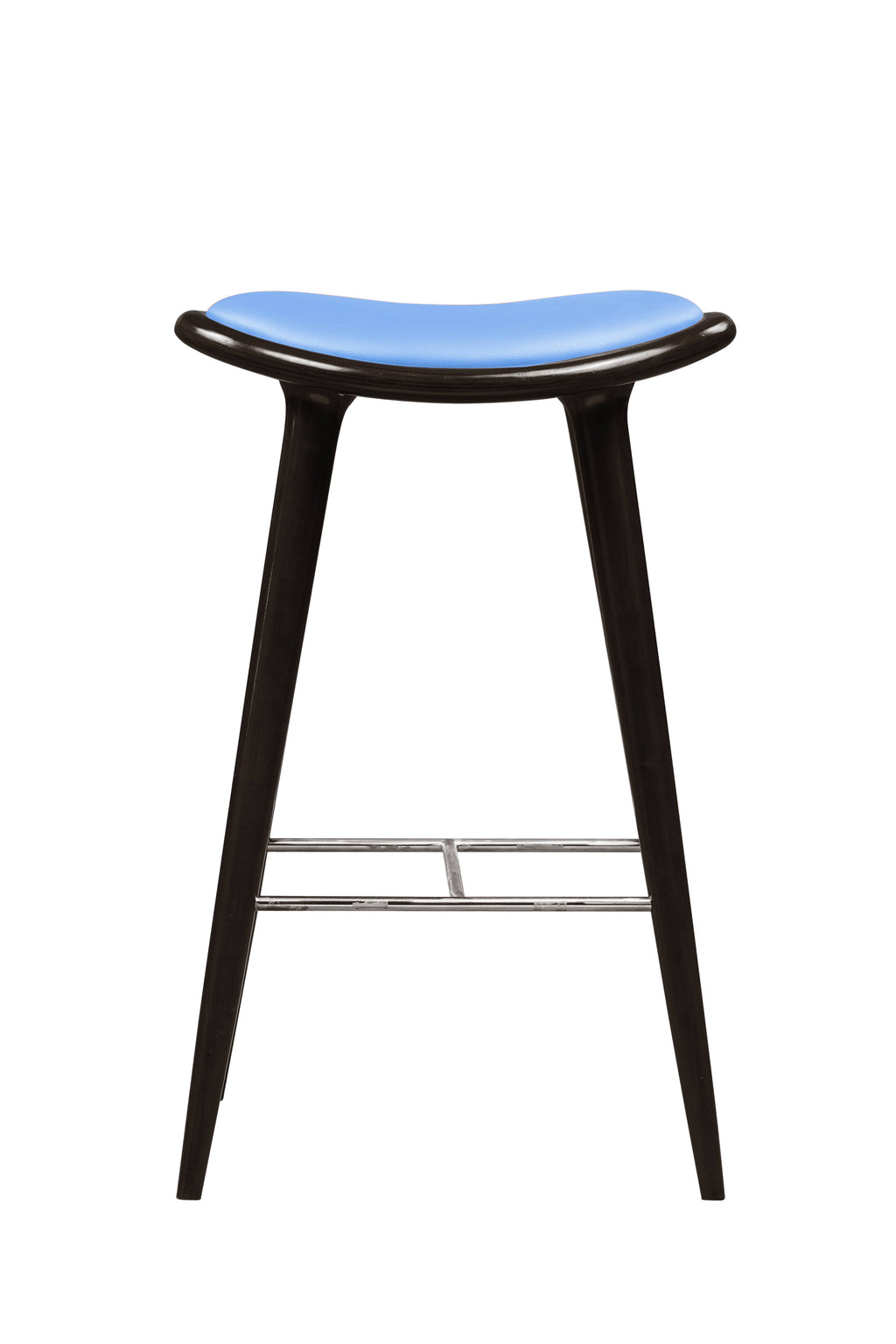 Oval Stool Cappuccino Blue A307538