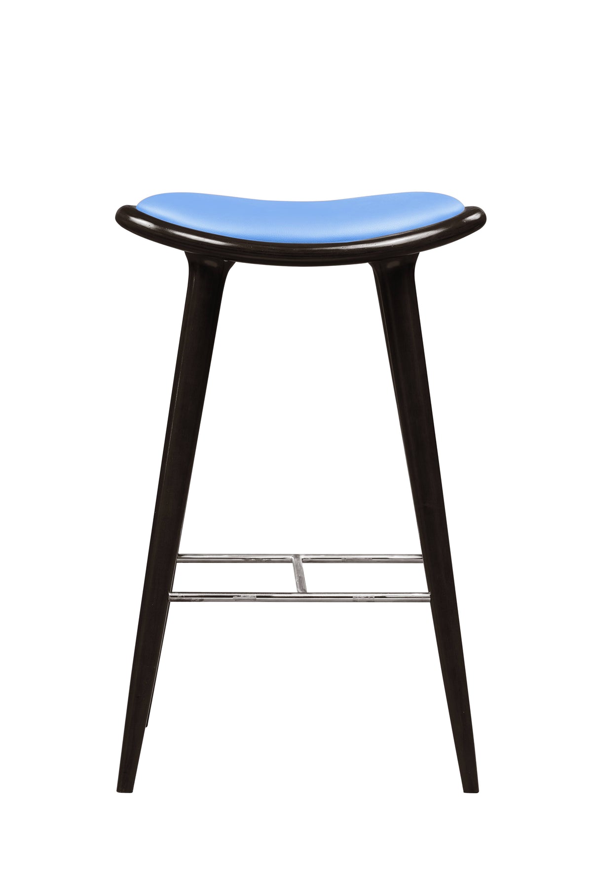 Oval Stool Cappuccino Blue A307538