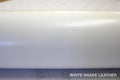 White Snake Skin Leather Vinyl Wrap Roll 3ft x 5ft Pack of 2 J91309