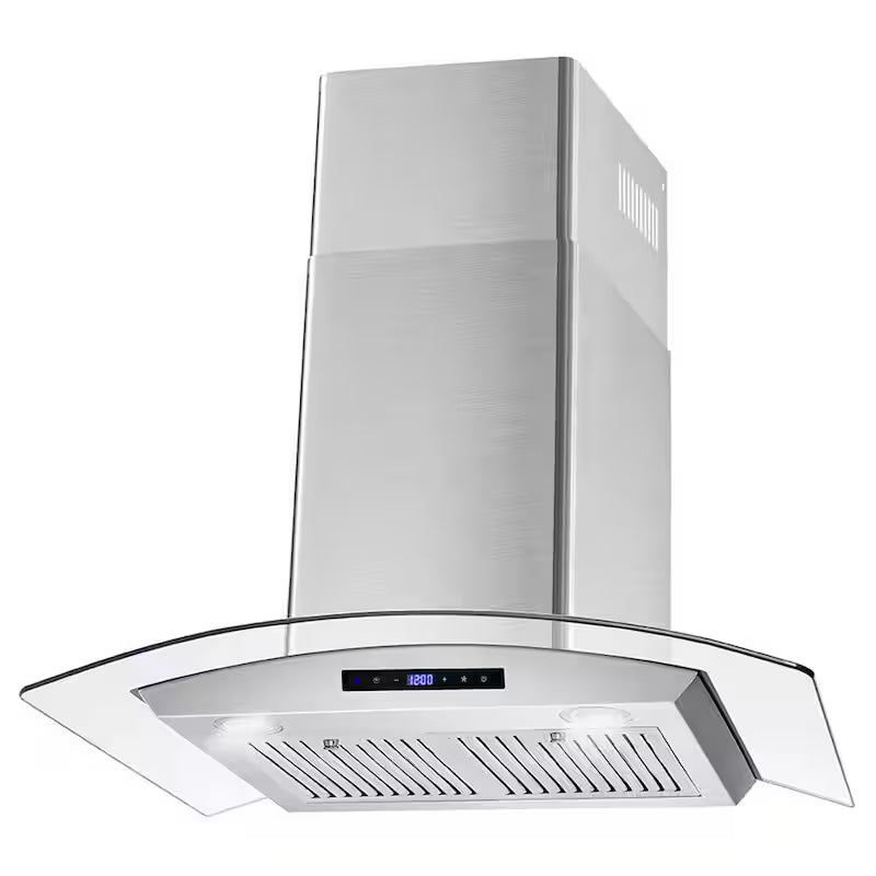 30 in. Stainless Steel Ductless Wall Mount Range Hood with Carbon Filter Kit K8440
