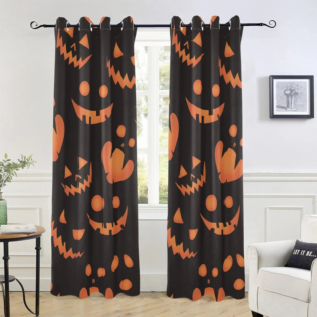 Black 84 inches Room Darkening Curtains B99088