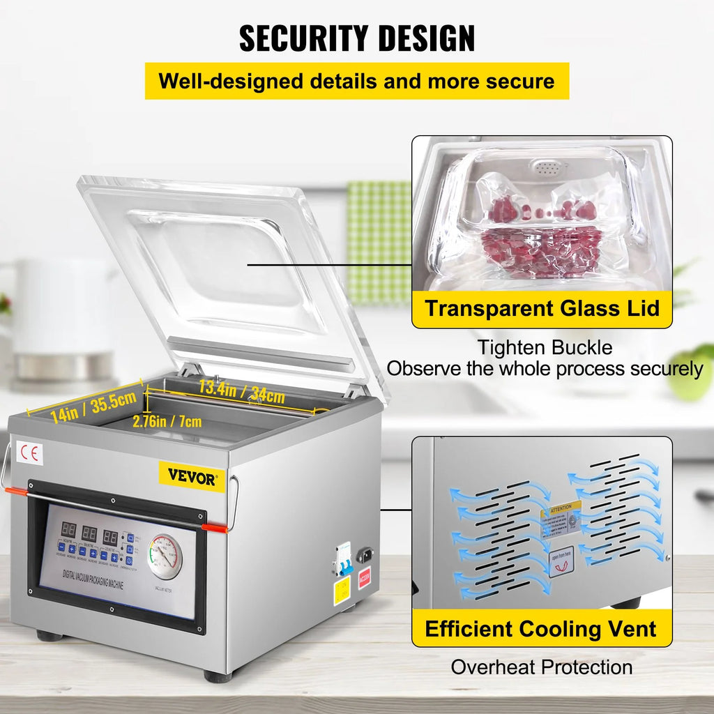 110V Chamber Vacuum Sealer R288