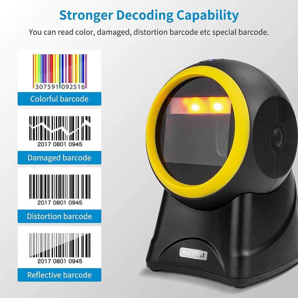 2D Desktop Barcode Scanner, Pack of 2 J510740