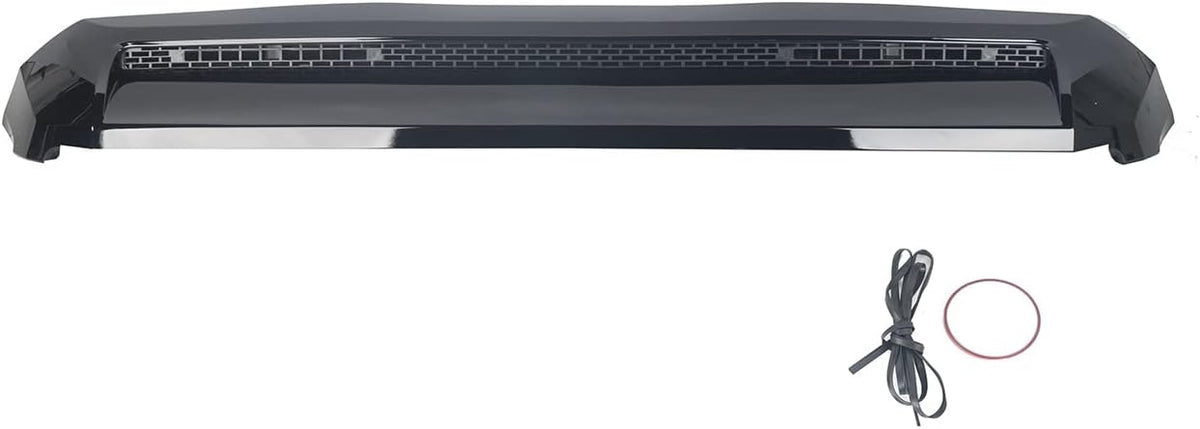 Gloss Black Front Upper Hood Scoop Molding I828171