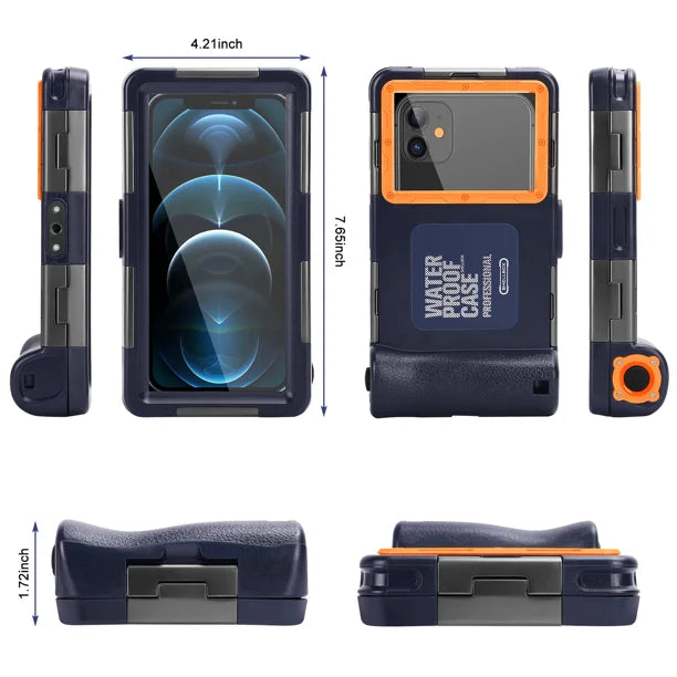 Waterproof Protective Case for Phones Up to 6.9 Inch H744