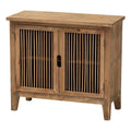 Medium Oak 2-Door Wood Storage Cabinet Z56440