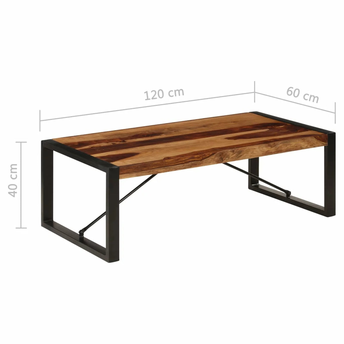 Solid Sheesham Wood Coffee Table E2715