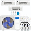 36,000 BTU 3 Zone Ceiling Cassette Ductless Air Conditioner and Heat Pump B5355