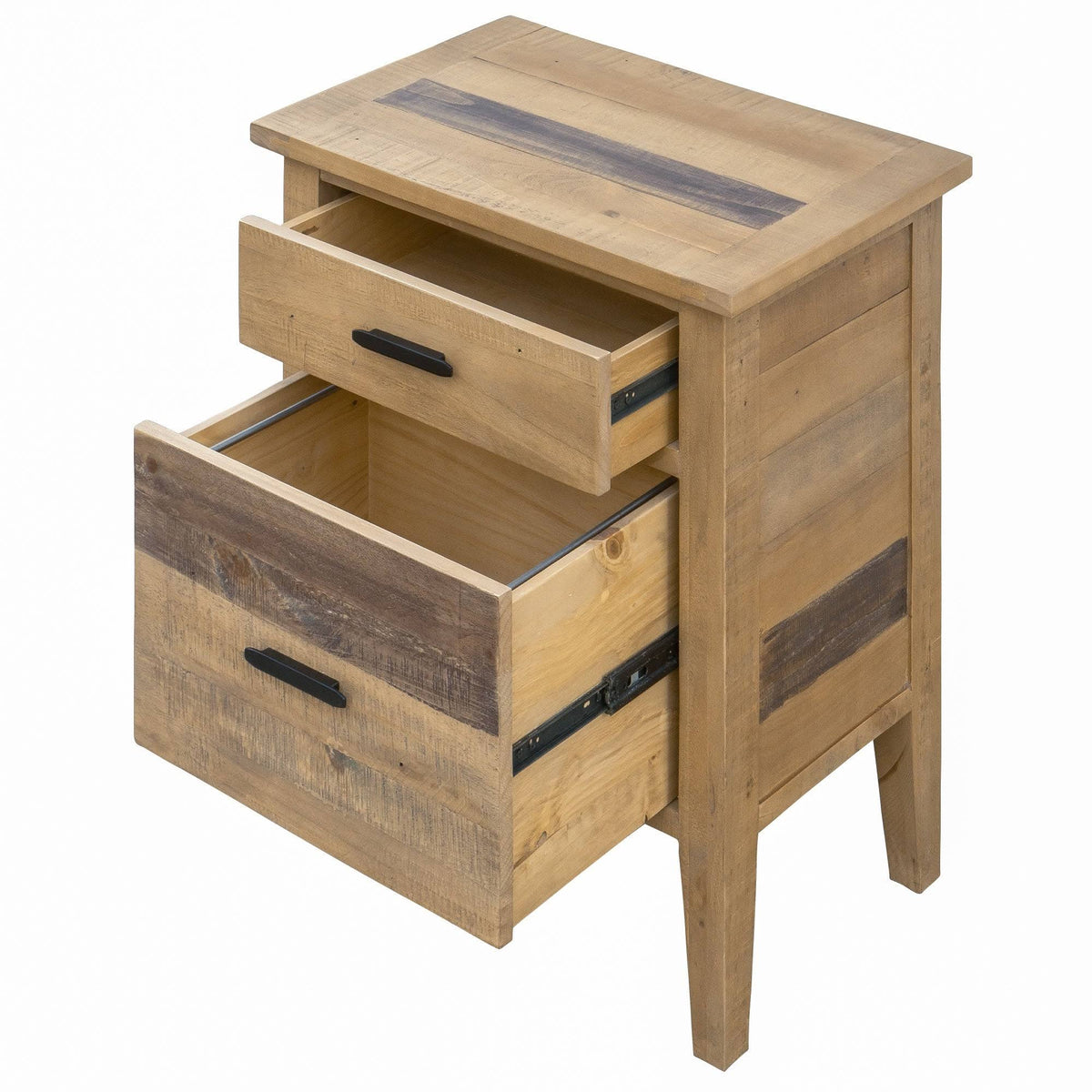 Reclaimed Wood Filing Cabinet with Two Drawers E95521