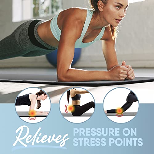 Extra Thick Skid Resistant Yoga Mat with Carrying Strap Q175