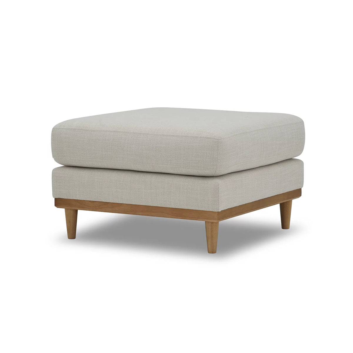 Square Wood Frame Ottoman T98044