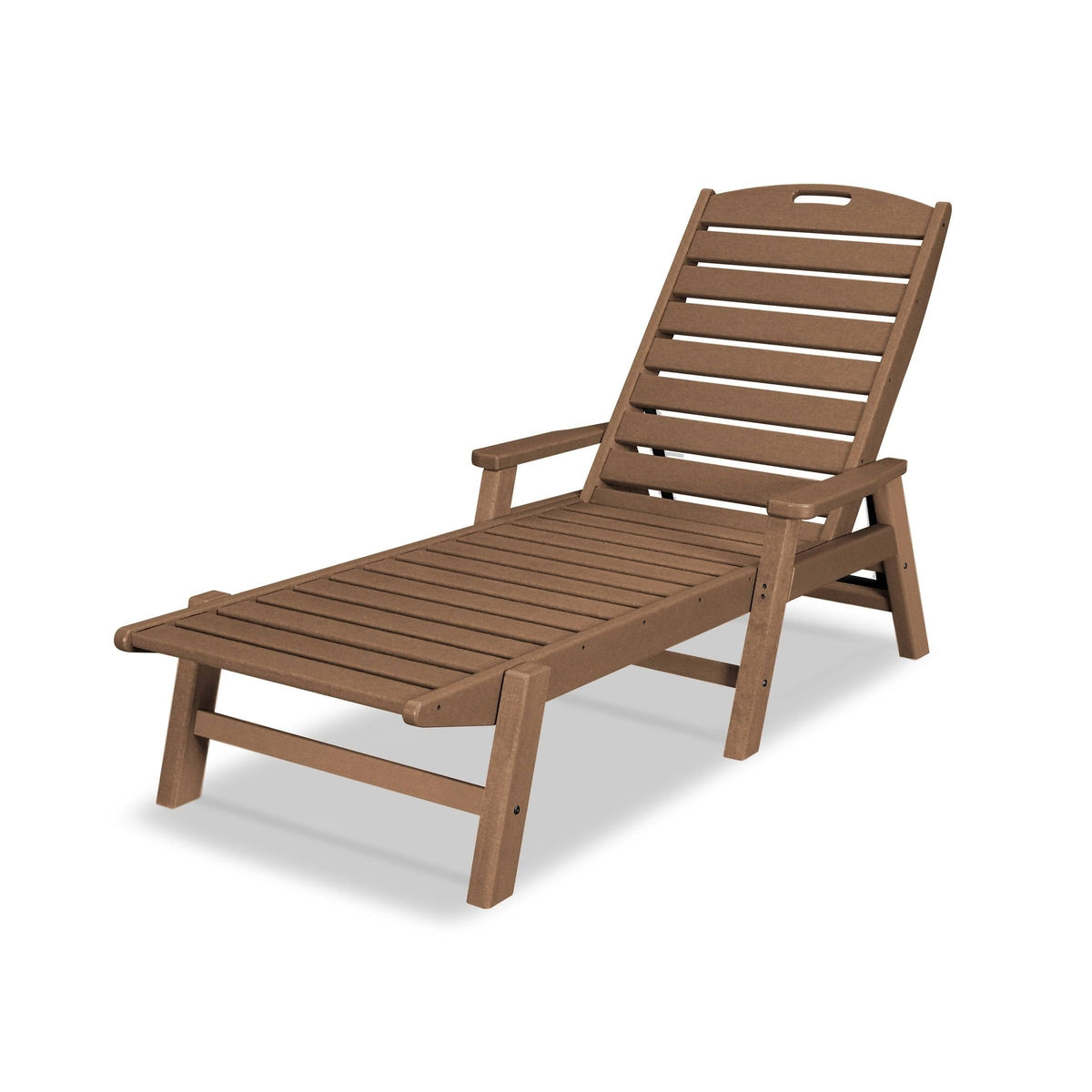 Teak Nautical Chaise with Arms B909