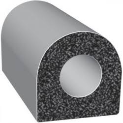 3/4 x 10& Black EPDM Sponge Rubber Sealing Strip P63269