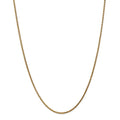 14kt Yellow Gold 1.8mm Spiga Chain 16 inch Lobster Clasp U223