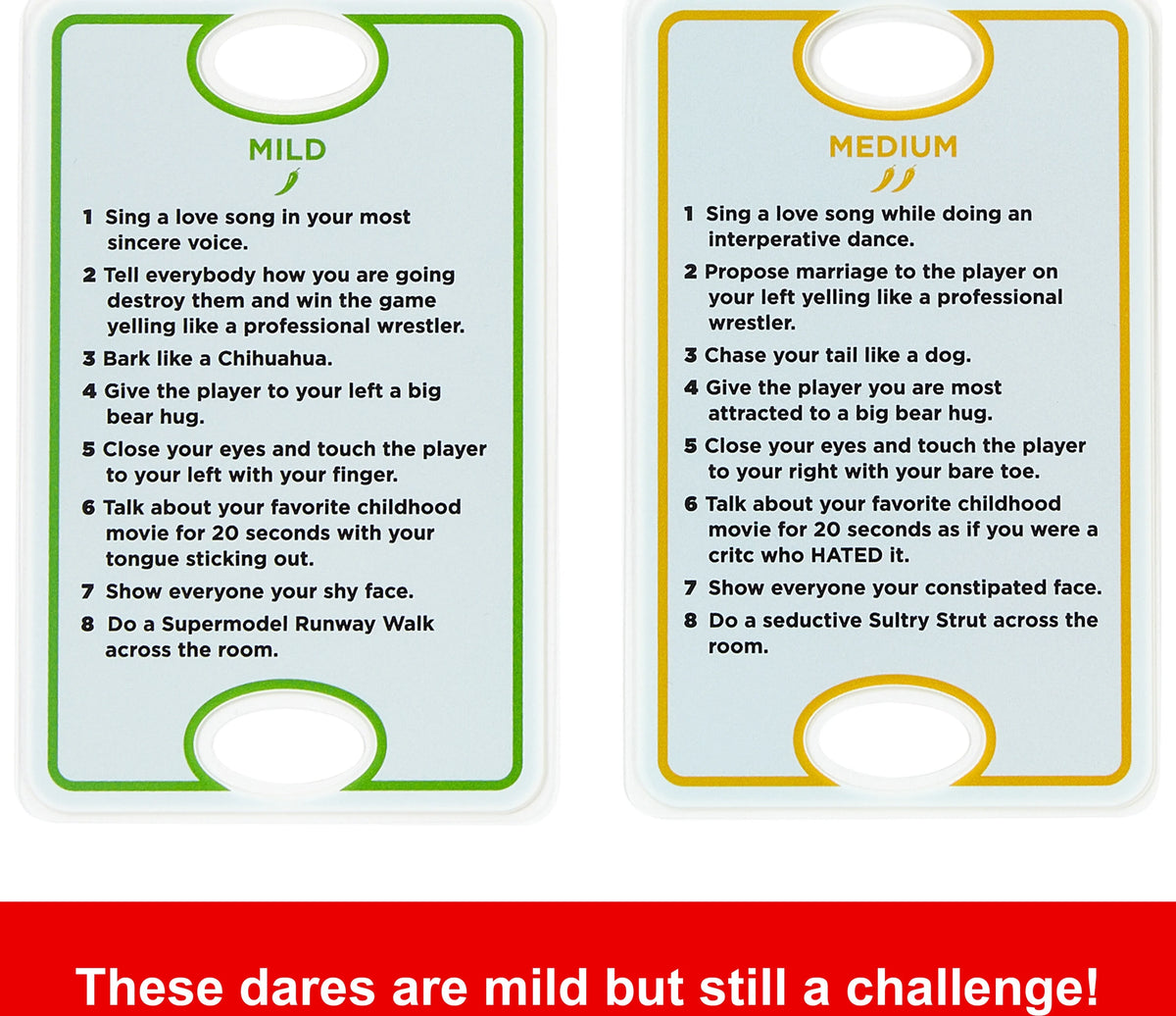 UNO Dare Card Game, 2-10 Players, Waterproof Cards and Dice J106