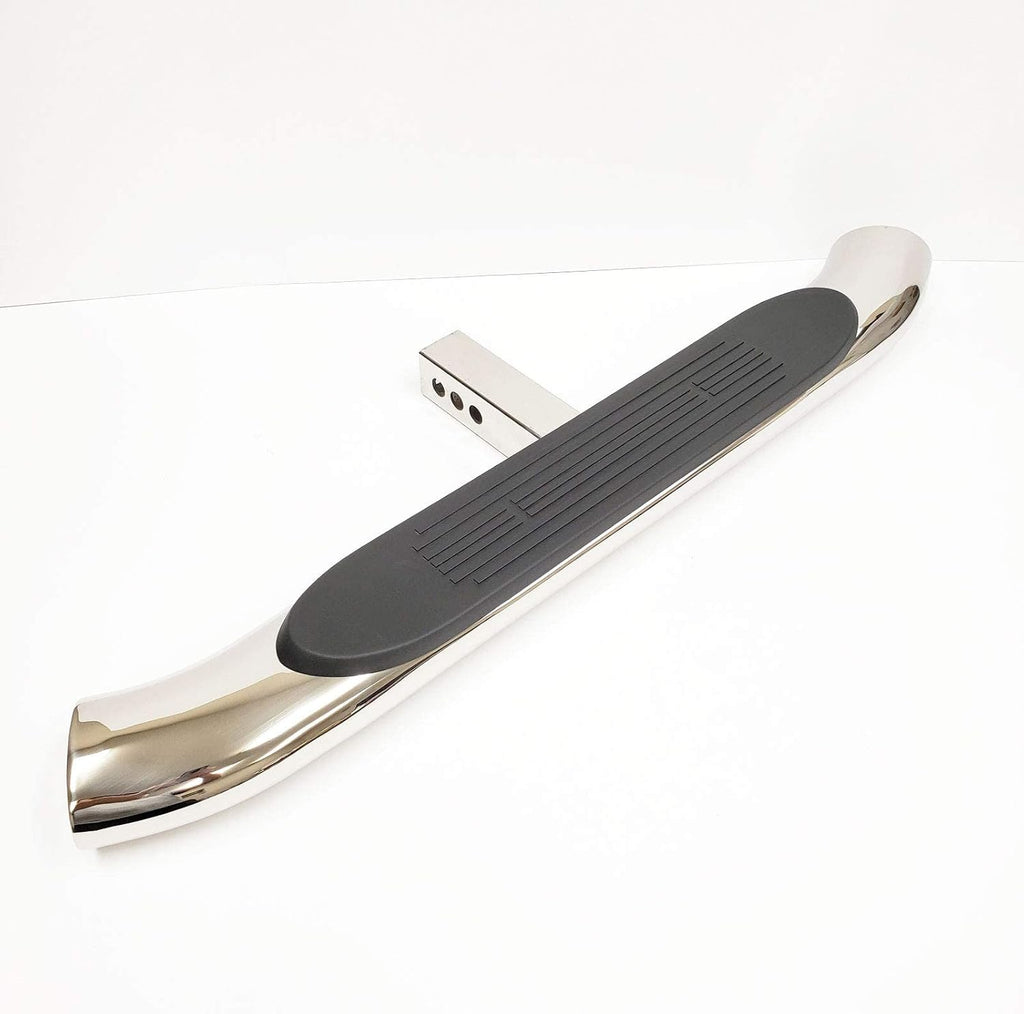 Chrome Towing Hitch Step Bar for Truck Trailer Rear Bumper Guard R3570