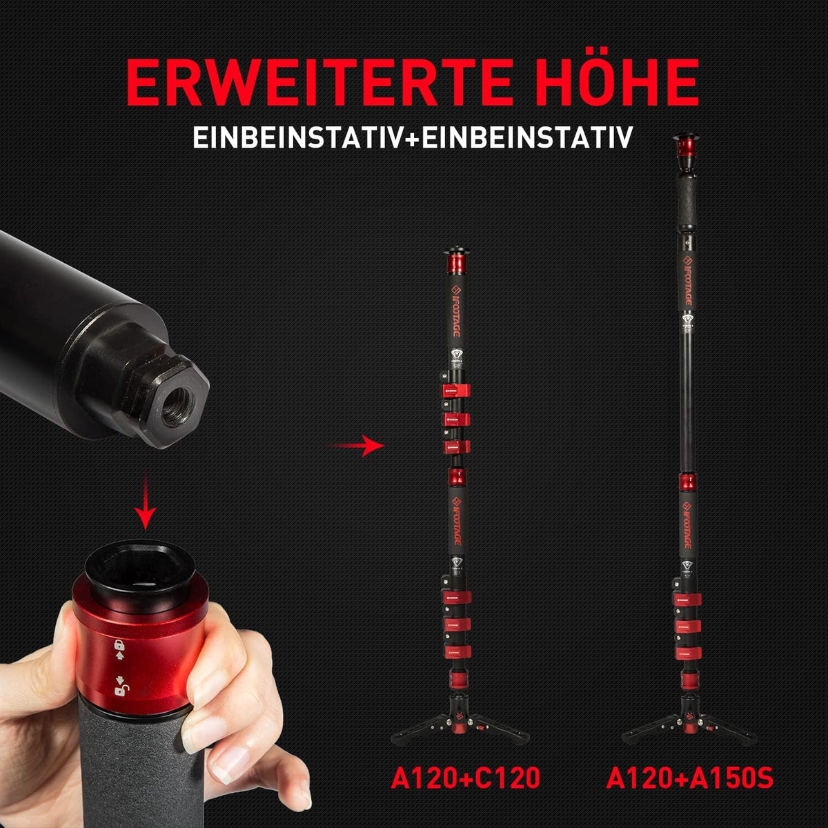 59 Carbon Fiber Video Monopod I631