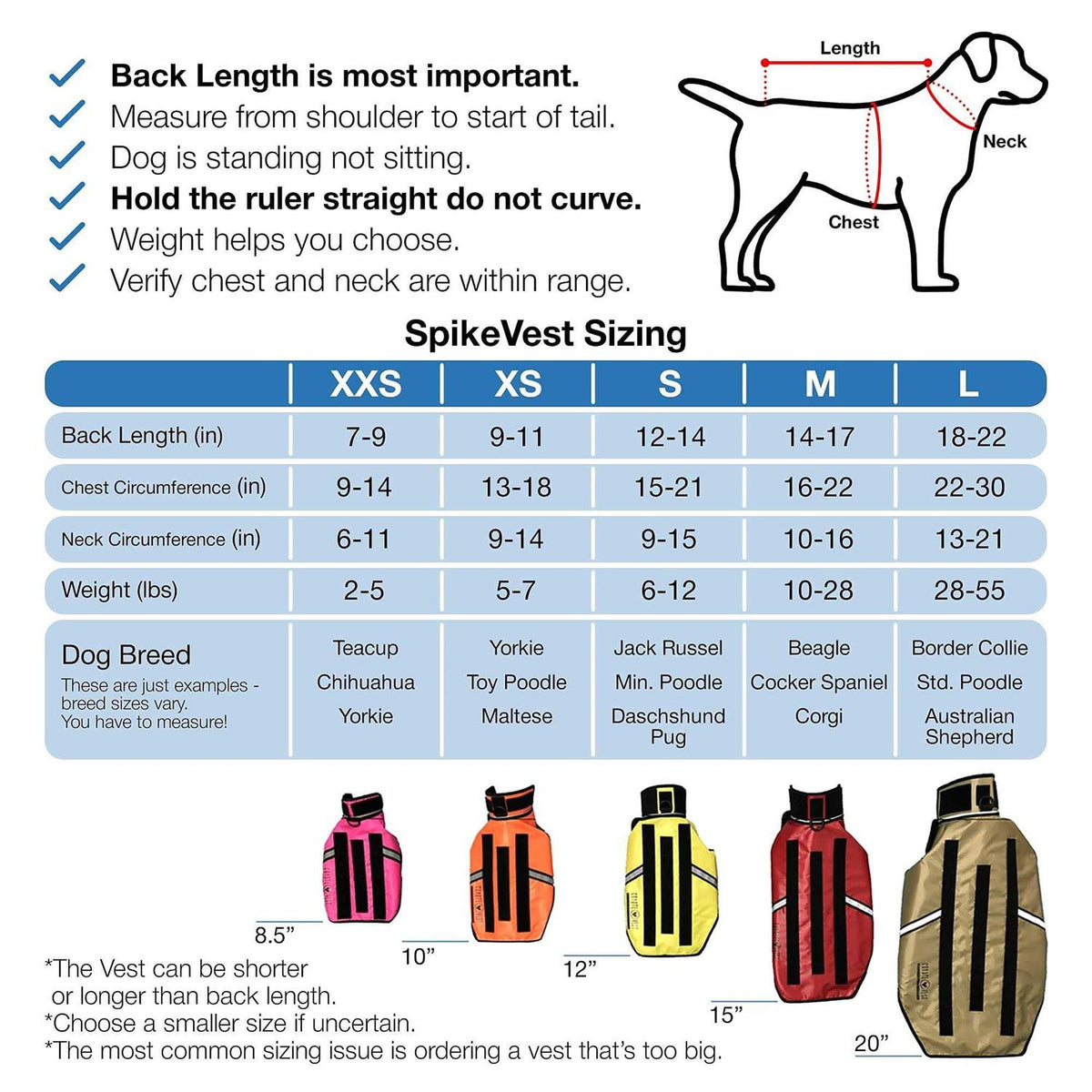 Reflective Dog Harness Vest with Spikes T8699
