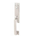 Satin Double Cylinder Keyed Entry Handleset R2803