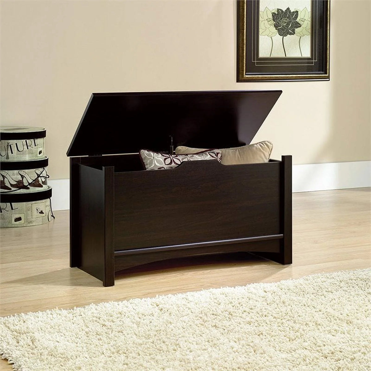 Wood Storage Chest Storage Bench C6307