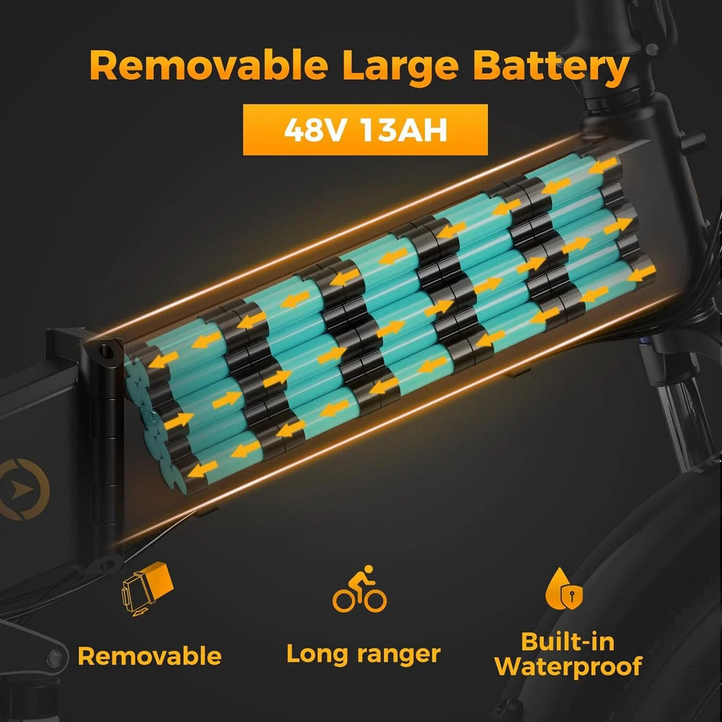 750W 20 x4.0 Fat Tire Foldable Electric Bike Q3927