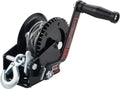 1600lbs Hand Winch with Steel Cable, Two Way Ratchet Crank Winch, Pack of 2 E490689