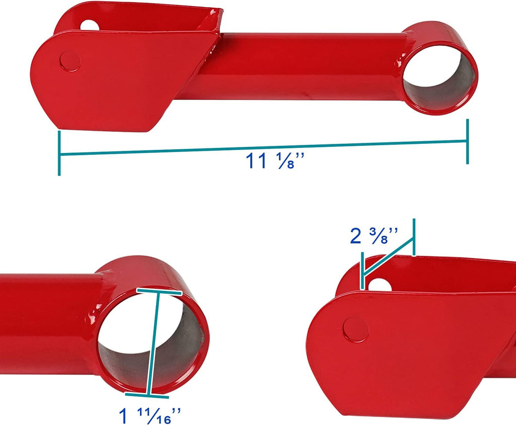 Red Carbon Steel Control Arms 4Pc F469963