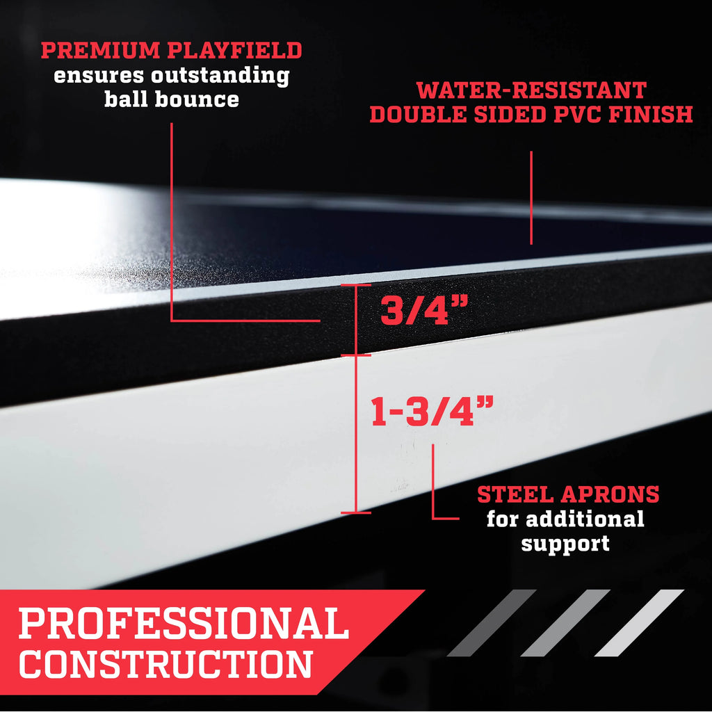 Official Size 2 Piece Table Tennis Table with Table Cover F506