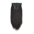 Yaki Straight 16inch Clip in Hair Extension Natural Black V85236
