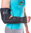 Elbow Immobilizer Brace, Removable Long Arm Cast and Soft Forearm Orthosis Splint (L/XL) Pack of 2 B6981