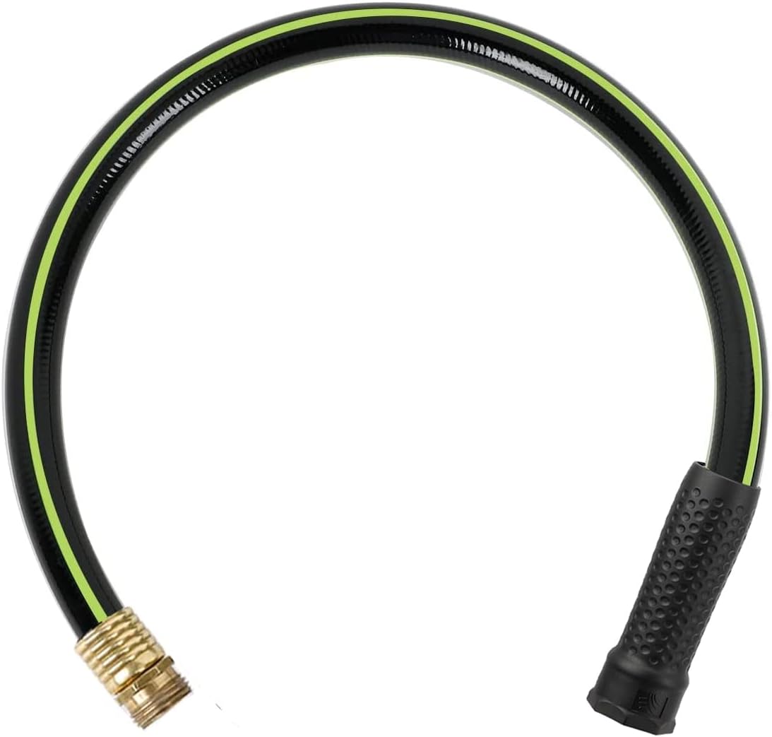 3/4 in. X 100ft Heavy Duty PVC Water Hose with Solid Brass Fittings, Pack of 2 U4584