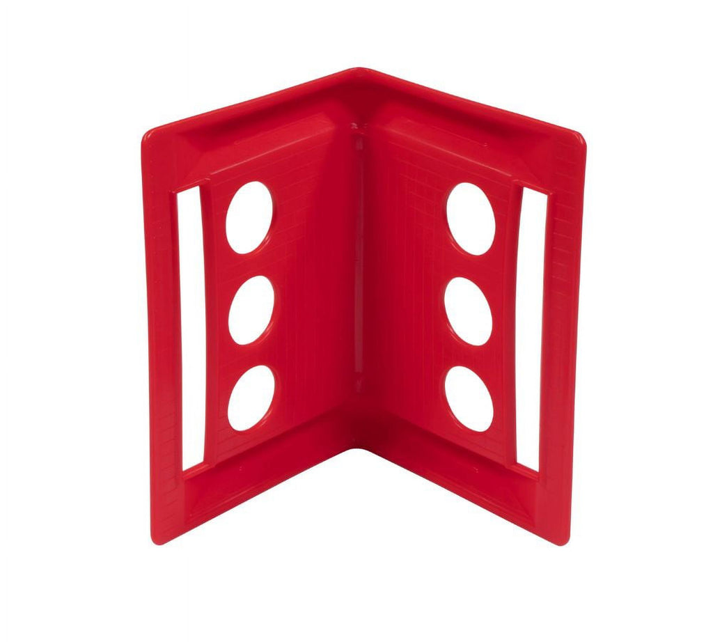 Red 4"x6" Flatbed Edge Protectors with Carrying Case U62593