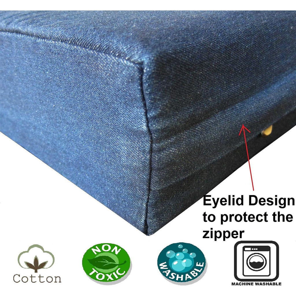 Orthopedic Gel Memory Foam Dog Bed Large with Waterproof Liner Cover K4012