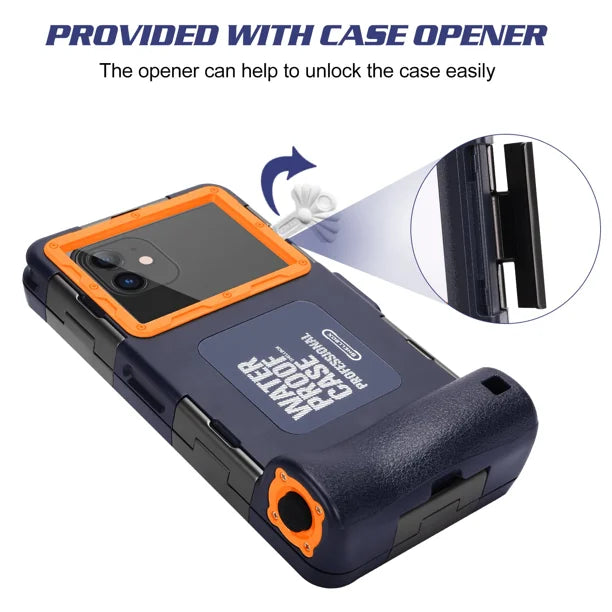 Waterproof Protective Case for Phones Up to 6.9 Inch H744