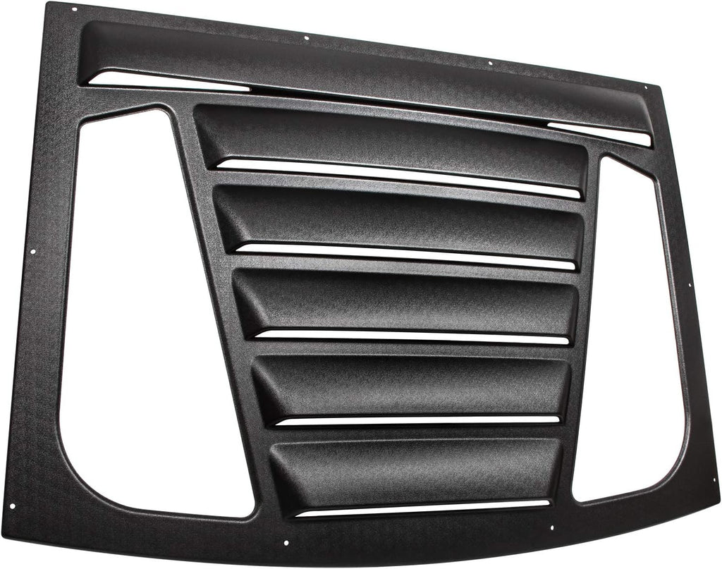 3pcs ABS Matte Black Rear & Side Window Louvers S494421