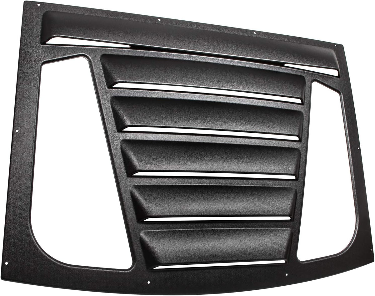 3pcs ABS Matte Black Rear & Side Window Louvers S494421