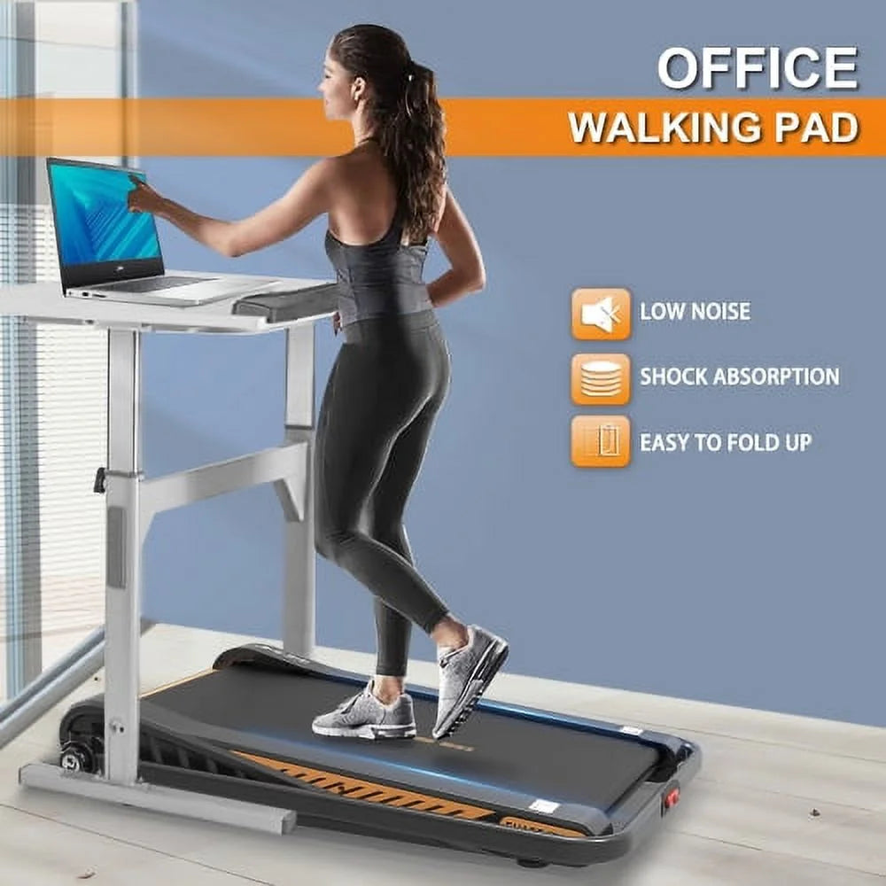 2 in 1 Folding Treadmill 280 lb Capacity C44350