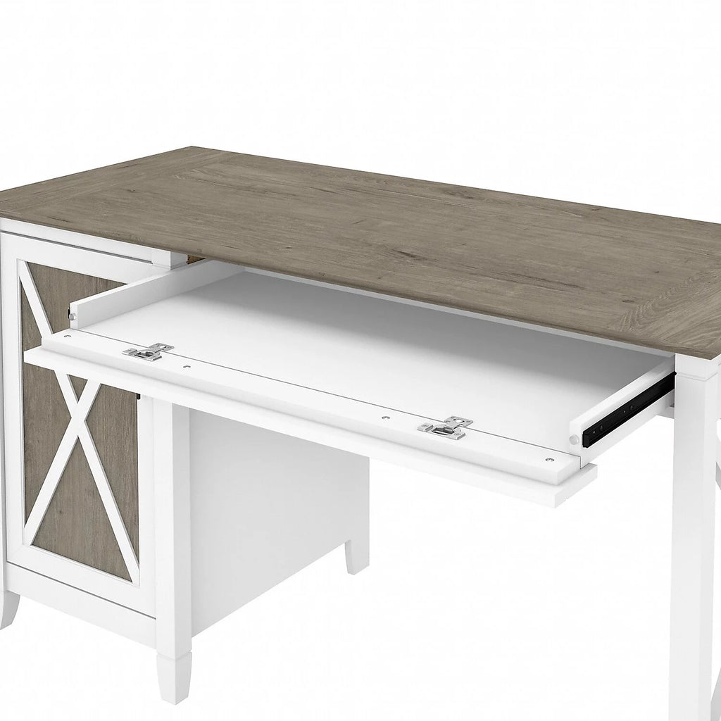 54W Computer Desk with Storage and Office Chair A4170