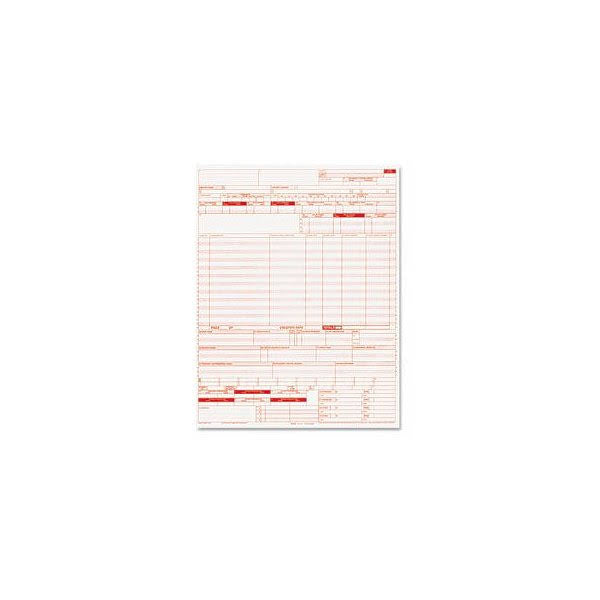 UB04 Claim Forms 8 1/2 x 11 2500 Forms M2012