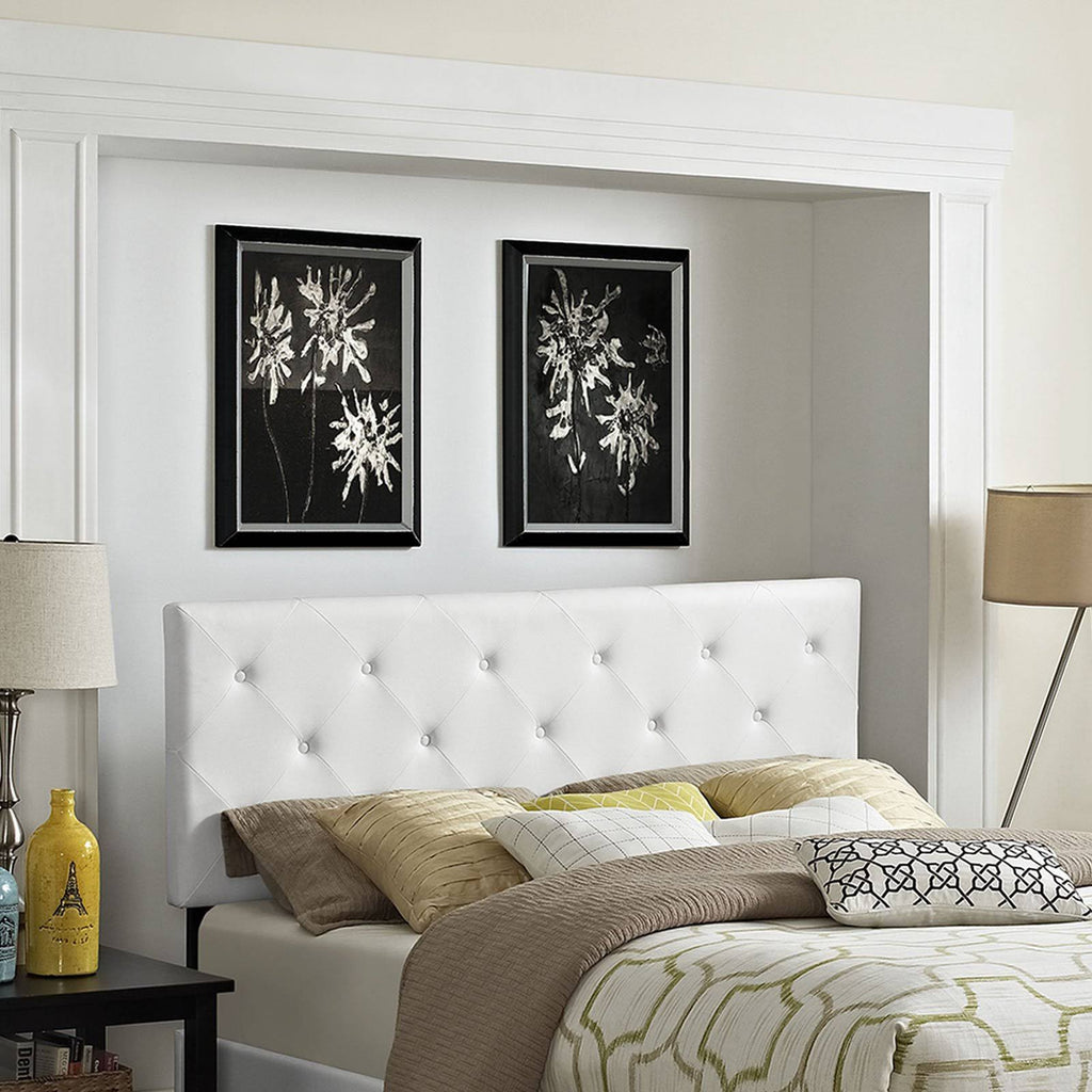 Black King Vinyl Headboard M742
