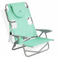 Teal Folding Reclining Outdoor Beach Camping Chair K27914