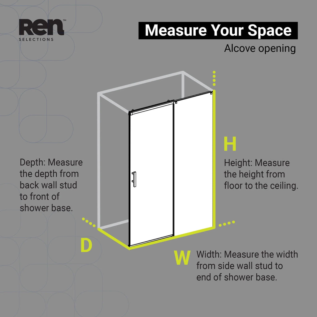 Sliding Shower Door with Satin Nickel Finish S9034