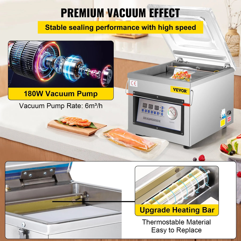 110V Chamber Vacuum Sealer R288