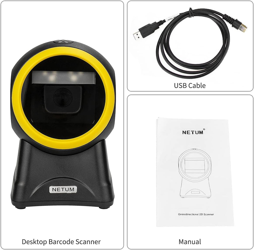 2D Desktop Barcode Scanner, Pack of 2 J510740