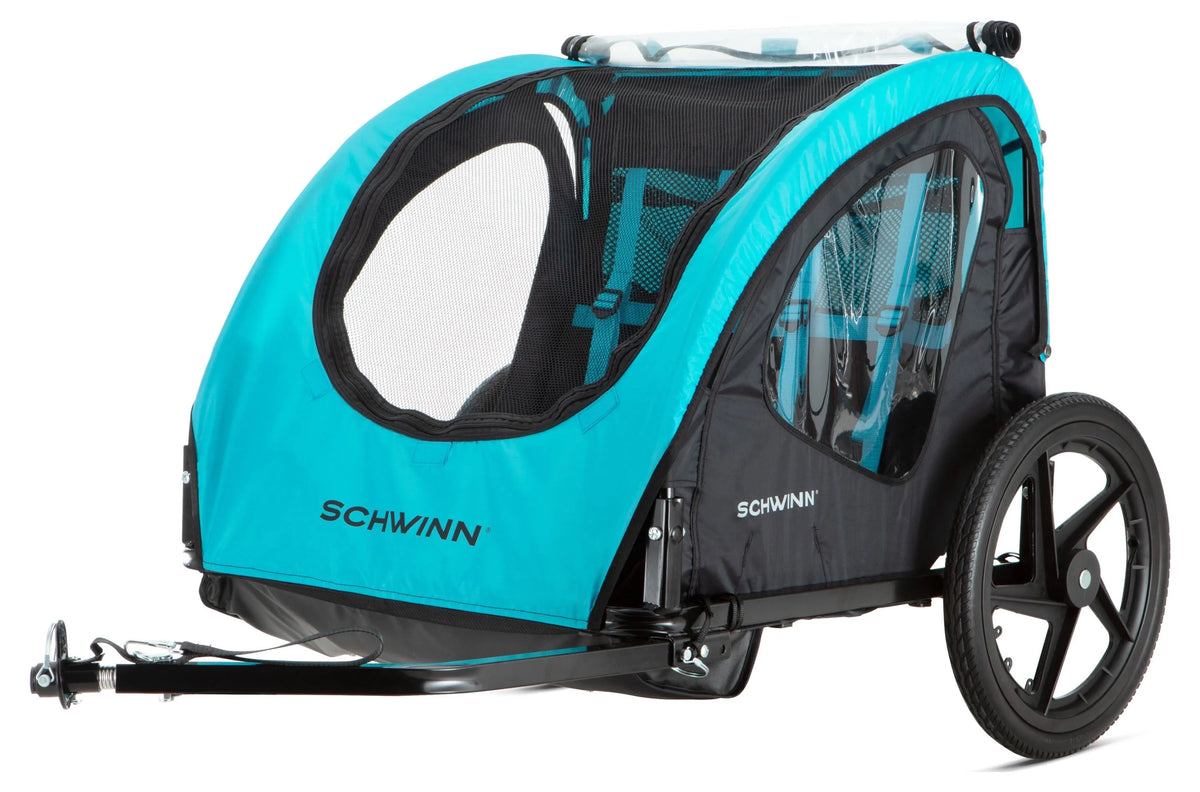 Foldable Bike Trailer for 2 Passengers L898960