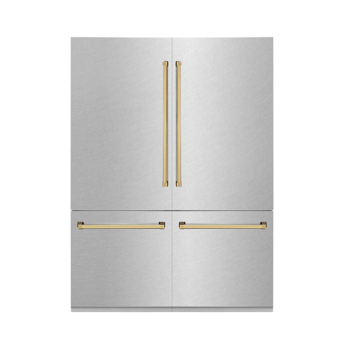 60 Refrigerator with Internal Water & Ice Dispenser in Stainless Steel with Gold Accents I88466