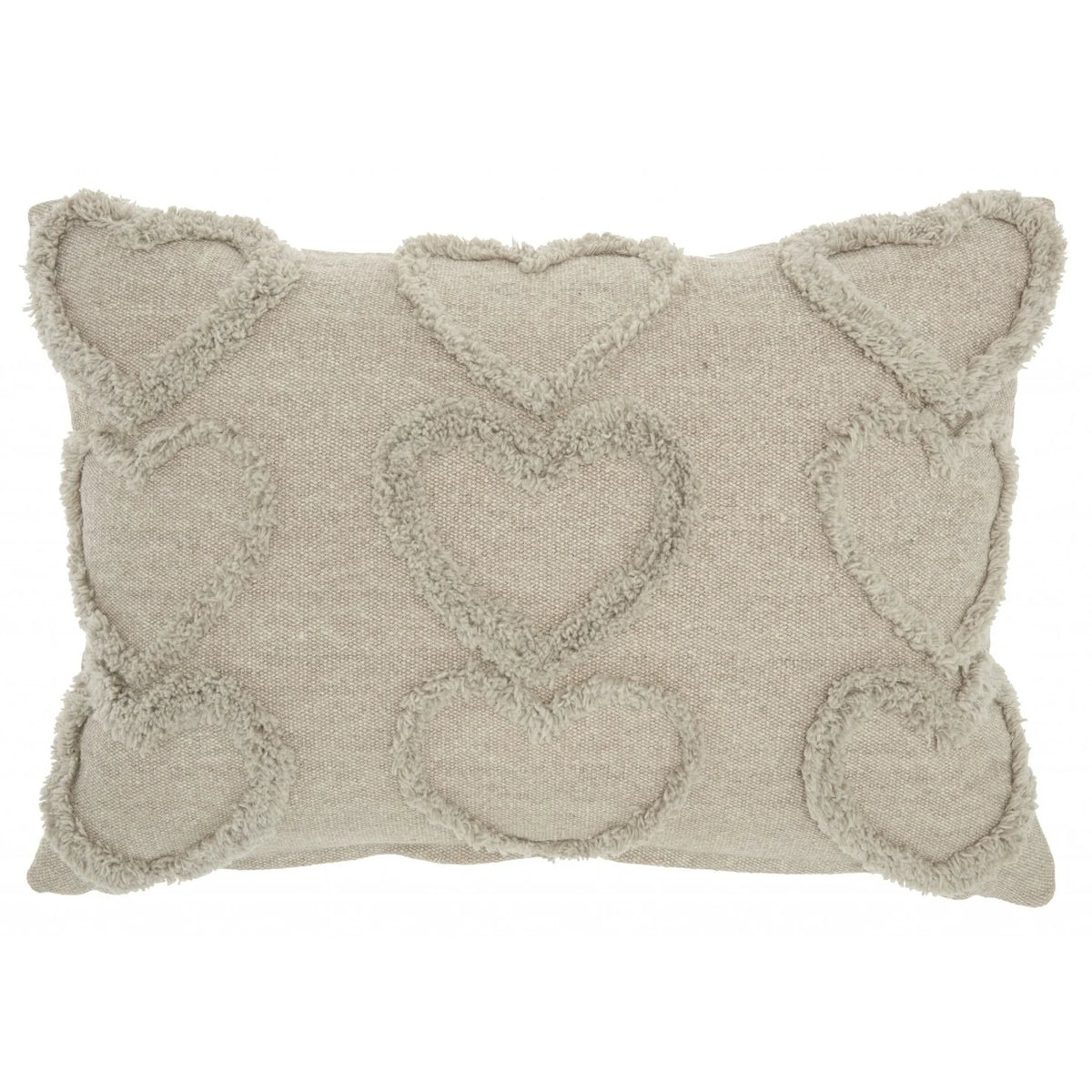 Grey Lumbar Pillow U5601