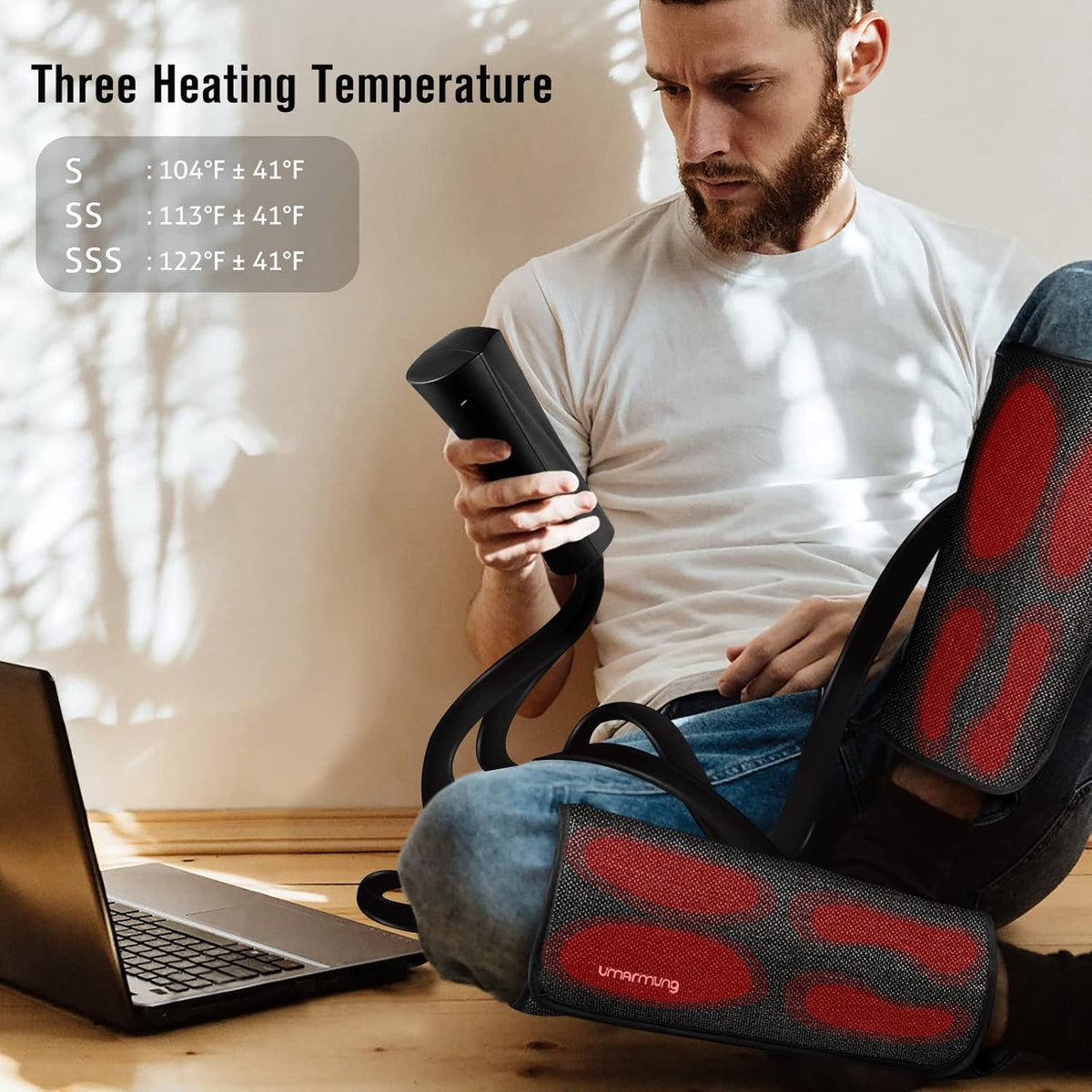 Air Compression Calf Massager with Heat D639070