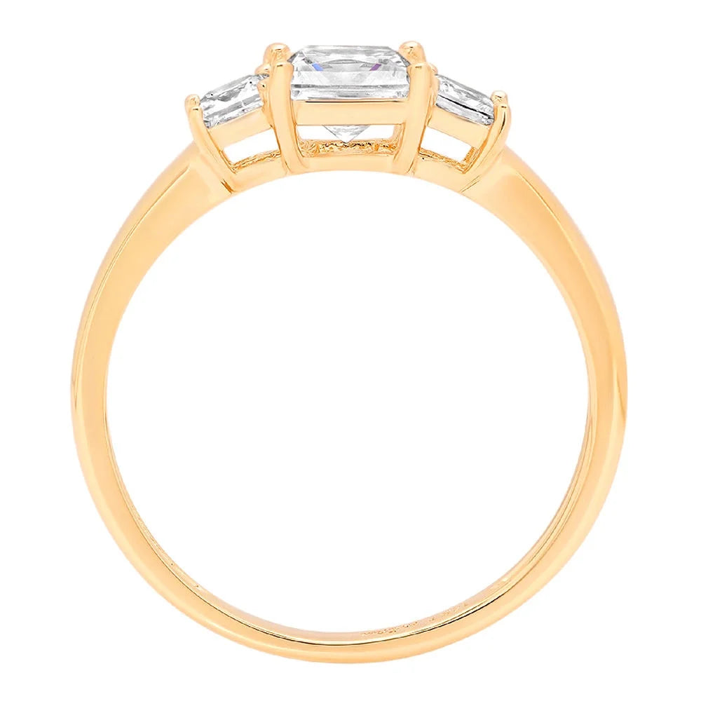 14k Yellow Gold Three-Stone Ring R8312